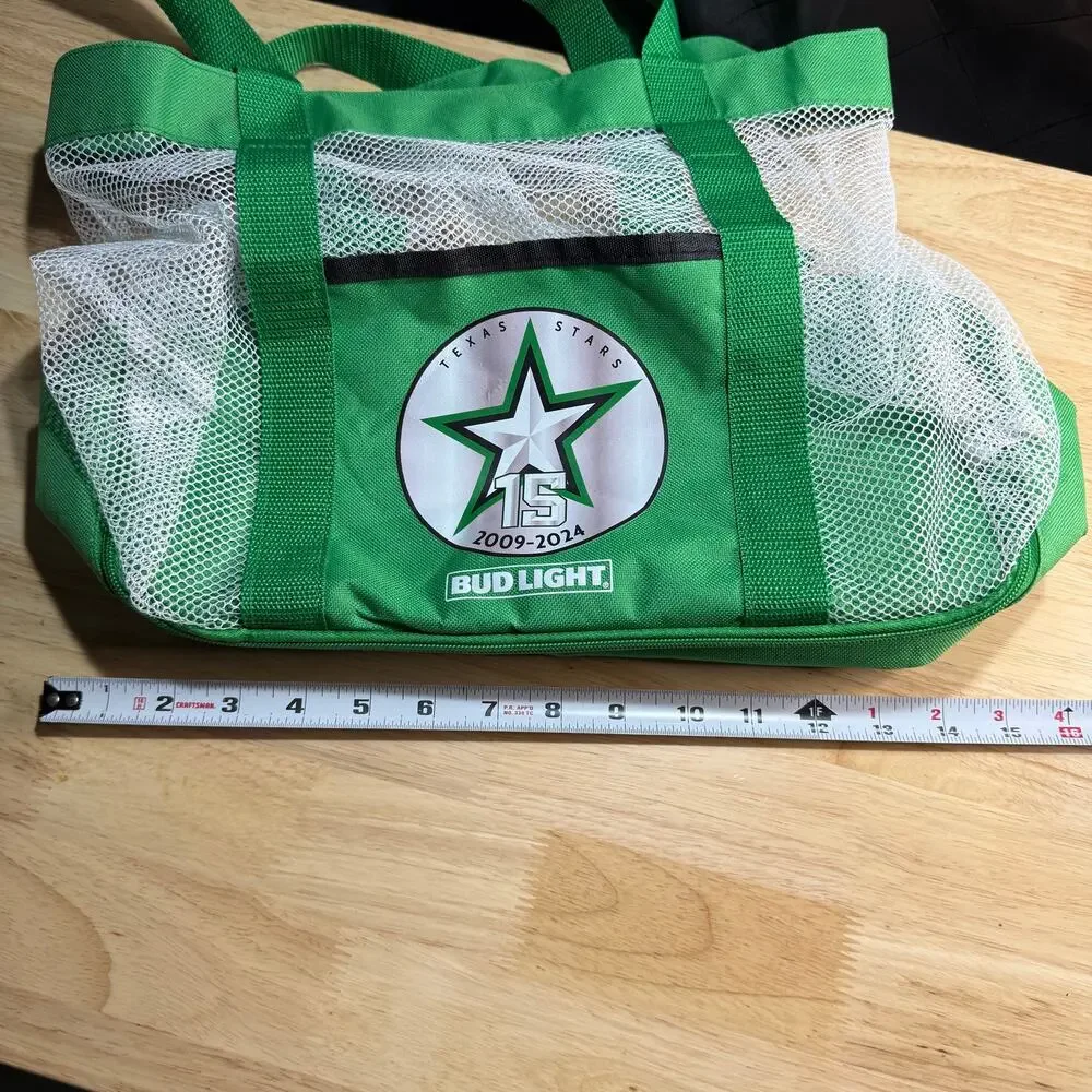 Texas Stars 15th anniversary (2009-2024) promo tote bag sponsored by Bud Light
